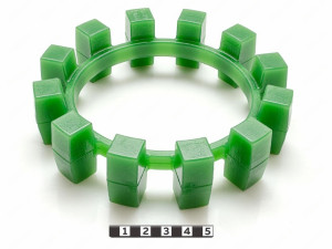 Эластичный элемент муфты KTR, POLY-NORM (аналог), типоразмер 75 , M80/зеленый, 33-99-9064-poly 