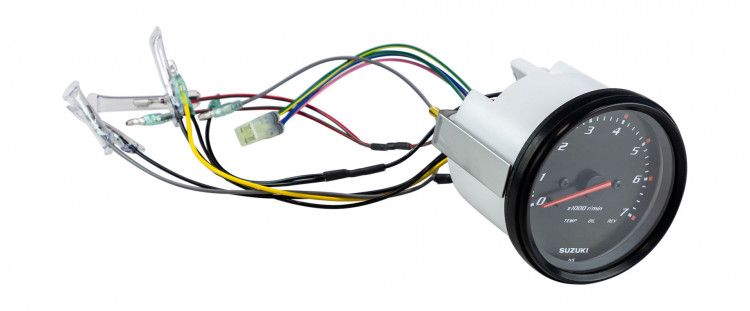 Тахометр 4", 7000 об/мин, Suzuki DF25A-250, черный, арт. 3420093J02000,          SUZUKI 