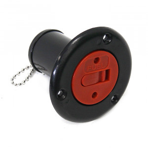 Заливная горловина для бака под топливо SUNFINE (Fuel) 38мм, черная