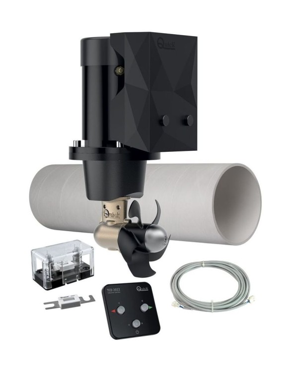 Подруливающее устройство Quick, D140mm, 40KGF, 12 В, (TCD2022 - TCDEX08 - TNL 1000mm), арт. FGBT14040120K34-S,  