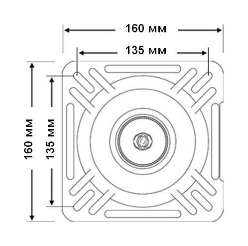 Стойка под сиденье 330 мм, арт. 92013-MR,          Marine Rocket 