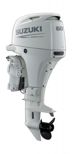 Мотор лодочный Suzuki DF60ATL, белый