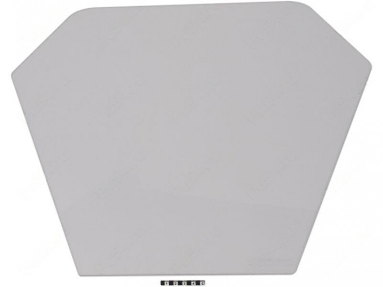 Стекло ветровое для мотоцикла УРАЛ с высоким щитком-обтекателем фары, плоское без отверстий, 55-44-1663Pc-poly , арт. 55-44-1663Pc-poly,          Полиуретан 