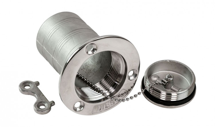 Горловина заливная для дизтоплива 50 мм, ключ Marine Rocket, арт. S.M1428-50D,          MARINE ROCKET 