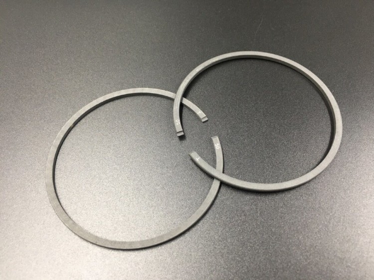 Кольца поршневые, Комплект верхних колец на 2 поршня Tohatsu M40C (345-00014-0;361-87124-0) (0.50mm), арт. 361-00014-0-TW,          OSAKA 