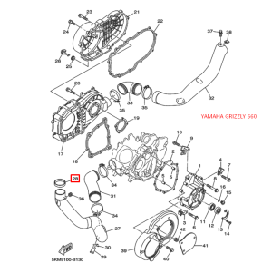 Уплотнение патрубка YAMAHA GRIZZLY 660 (Yamaha)