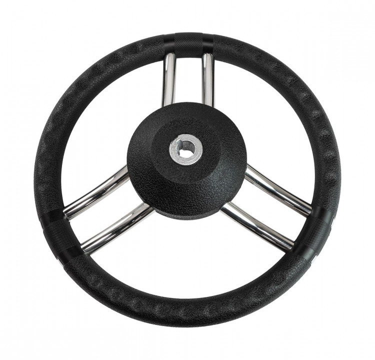 Рулевое колесо Osculati, диаметр 350 мм, цвет черный, арт. 45-178-11,          Osculati 