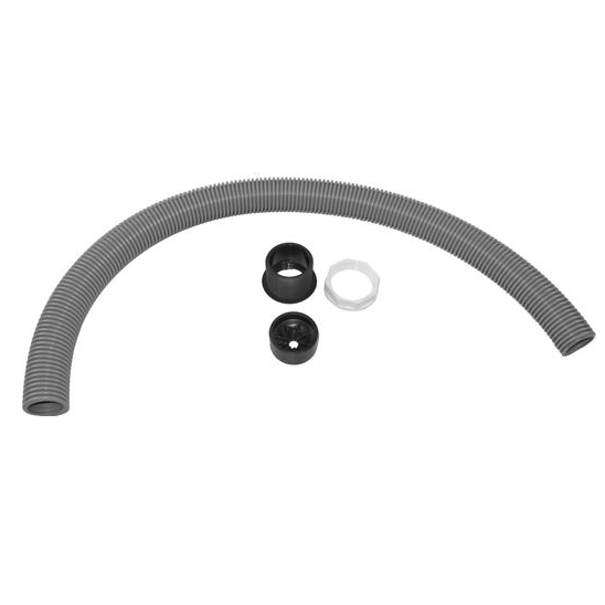 Гофра кабель-трассы D40/d32 мм, L800 мм, серая, арт. 6880-50,          Nano Protech 