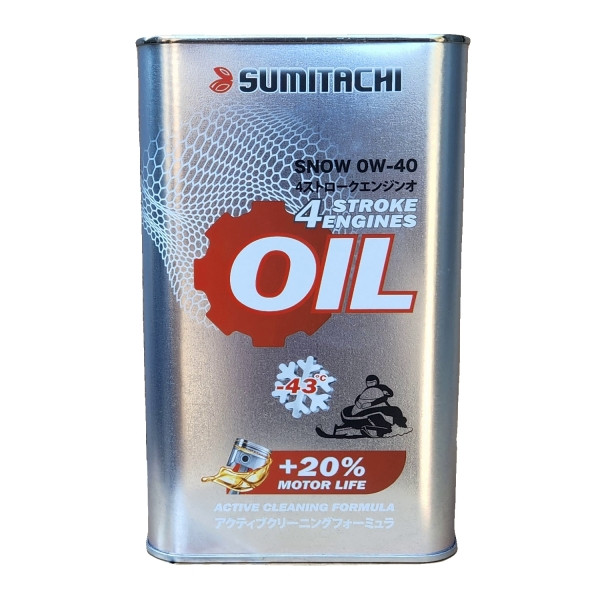 Масло SUMITACHI SNOW OIL 0W-40 1Л, арт. 33485,          SUMITACHI  Масло SUMITACHI SNOW OIL 0W-40 1Л, арт. 33485,          SUMITACHI