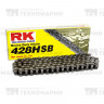 Цепь для мотоцикла до 200 см³ (без сальников) 428HSB-124, арт. 428HSB-124,          RK Chains 