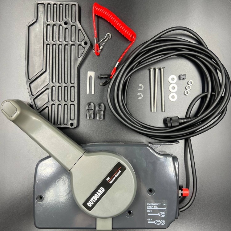 Дистанционное управление Yamaha 703 NEW (корпус без электроники, с проводом под чеку) (Толкающая) (P, арт. 703-48206-10-K,          POWEROB  Дистанционное управление Yamaha 703 NEW (корпус без электроники, с проводом под чеку) (Толкающая) (P, арт. 703-48206-10-K,          POWEROB