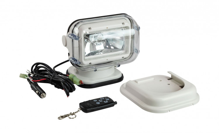 Прожектор стационарный галогеновый с беспроводным пультом управления, белый, арт. SL96012CWP12VSS,          Allremote 