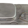 Плита газовая двойная с мойкой, стеклянная крышка, CAN, FL1765 