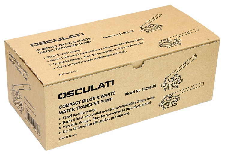 Диафрагменная ручная помпа, арт. 10014608,          Osculati 