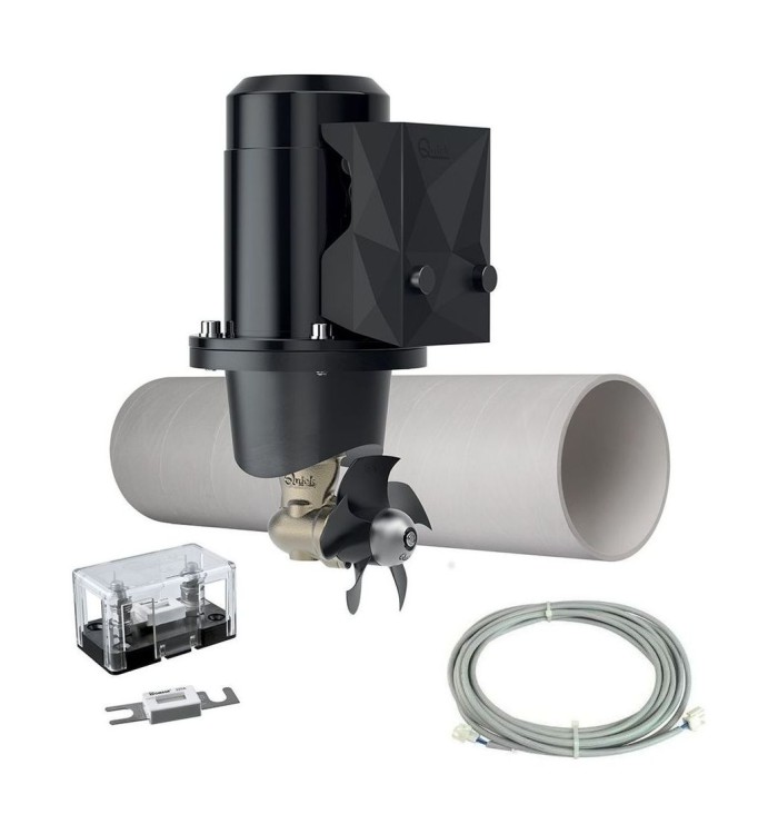 Подруливающее устройство Quick, D110mm, 25KGF, 12 В, (TCDEX08 - TNL 1000mm), арт. FGBT11025120K09-S,          Quick 