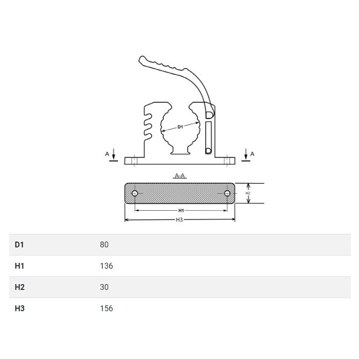 Крепеж универсальный, арт. 33-20-0049-poly,          Полиуретан 