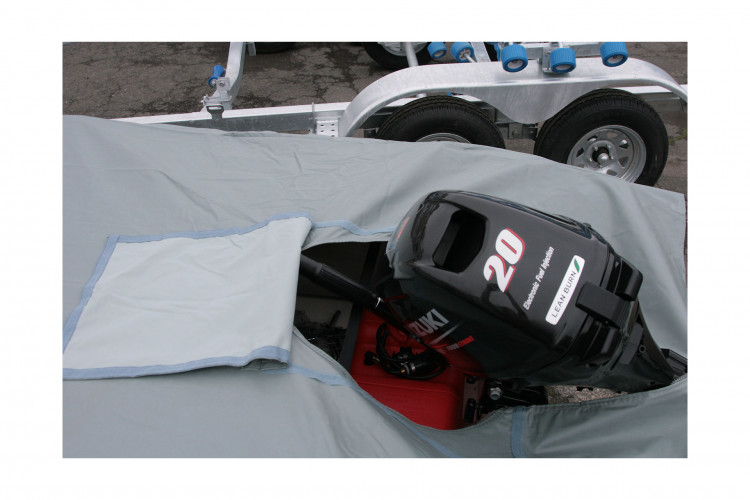 Чехол для лодки длиной 4.1-4.2 м, серый, арт. SSCLH5019,          Sun Selection 