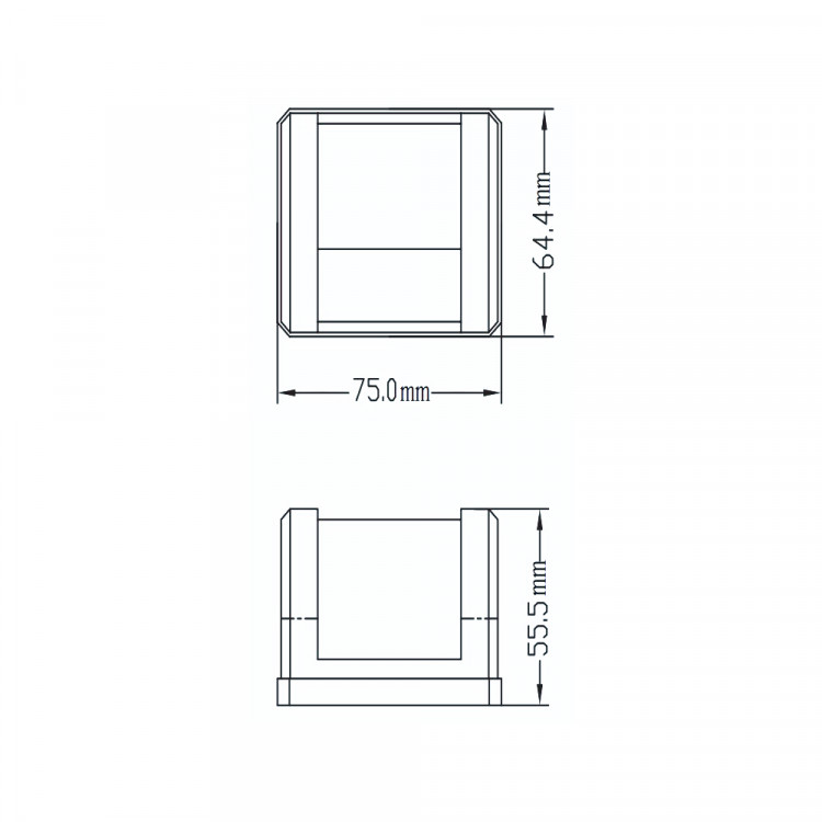 Огонь ходовой (бортовой) AAA накладной, пластик, светоидиодный, белый, арт. SK-00141-LD-ts,          AAA 