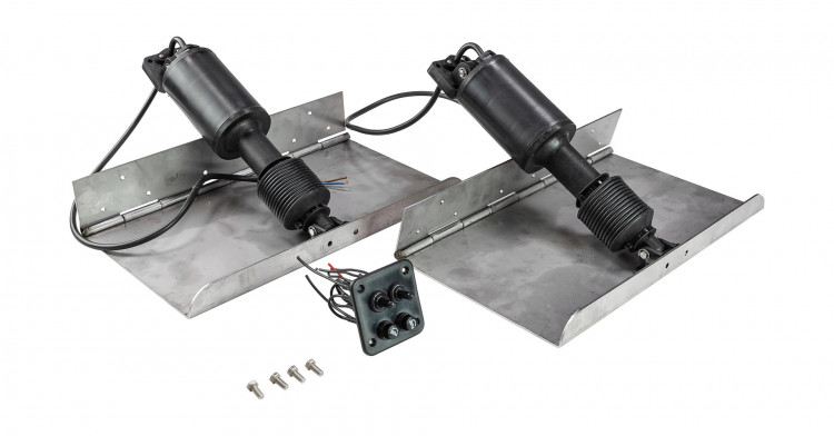 Транцевые плиты с электромеханическими приводами, 228 х 406 мм, комплект, арт. 3000000916,          Matromarine 