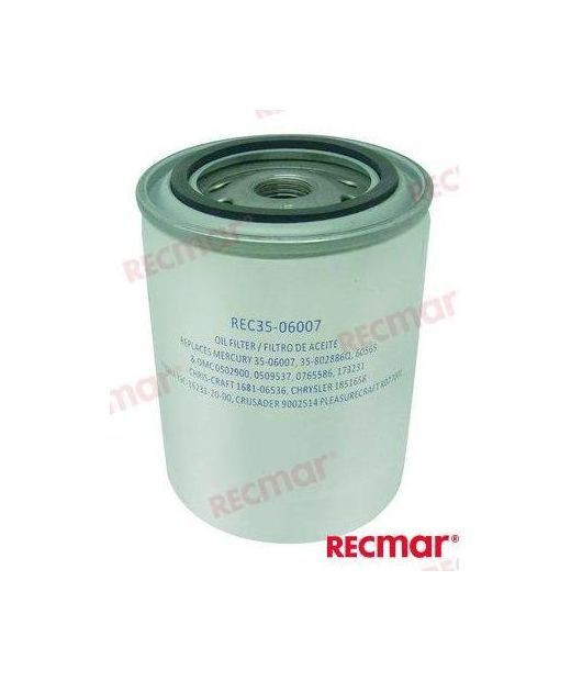 Фильтр маслянный Volvo Penta 5.0\5.8, Recmar, арт. 835779_RM,          Recmar 