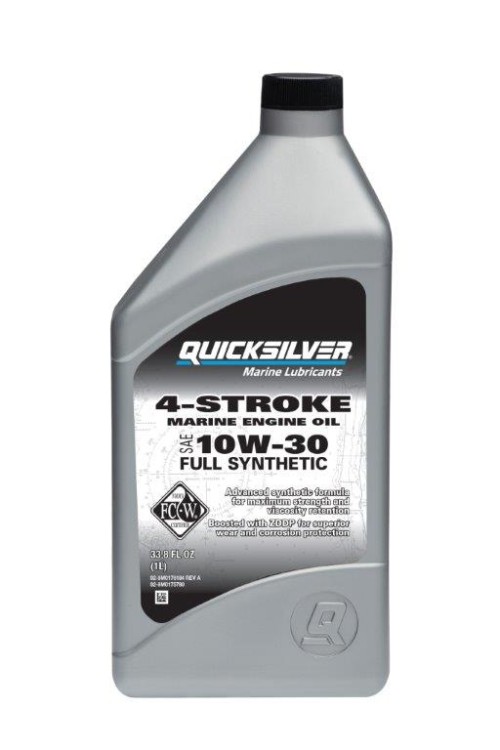 Синтетическое масло QUICKSILVER 10W30, 1 л., арт. 10267673,          MERCURY 