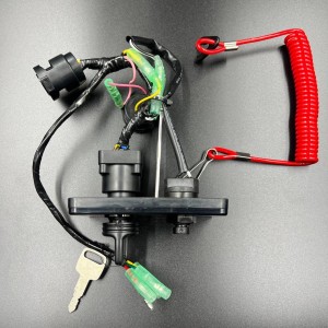 Панель зажигания  (замок зажигания и кнопка стоп с чекой) Yamaha F225-350 (PWB)