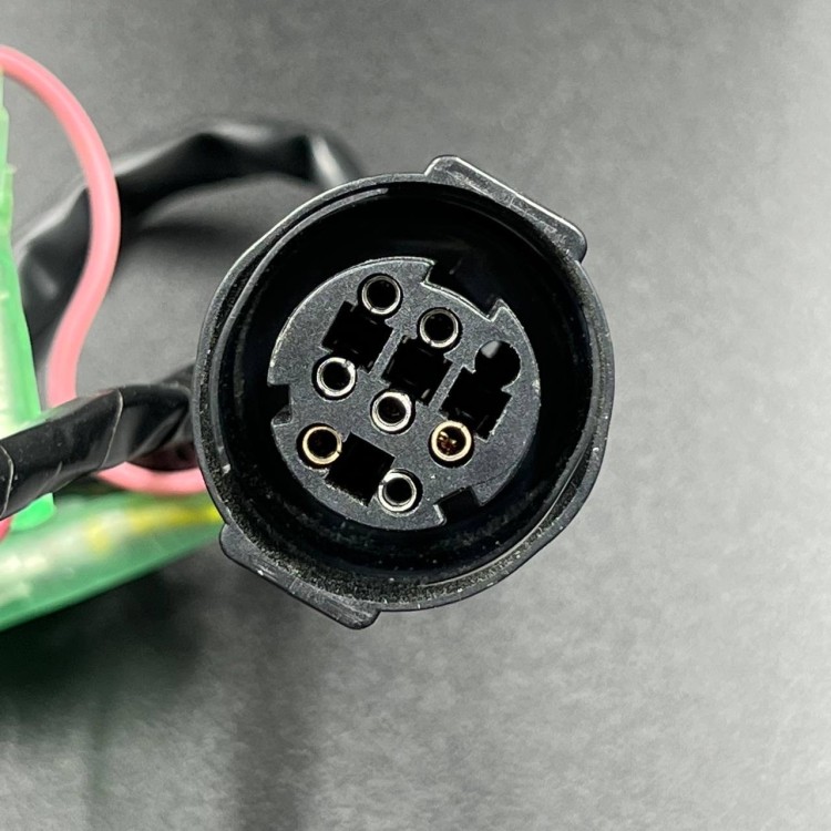 Панель зажигания  (замок зажигания и кнопка стоп с чекой) Yamaha F225-350 (PWB), арт. 6X6-82570-33-K,          POWEROB 