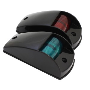 Навигационные огни, черный пластик, пара