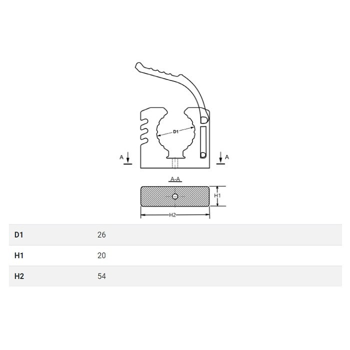 Крепеж универсальный , арт. 33-20-0058-poly,          Полиуретан 