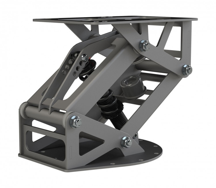 Стойка амортизационная Практик Storm, оцинкованная, окрашенная RAL 9023, арт. praktik_storm_RAL9023,          Praktik.pro 