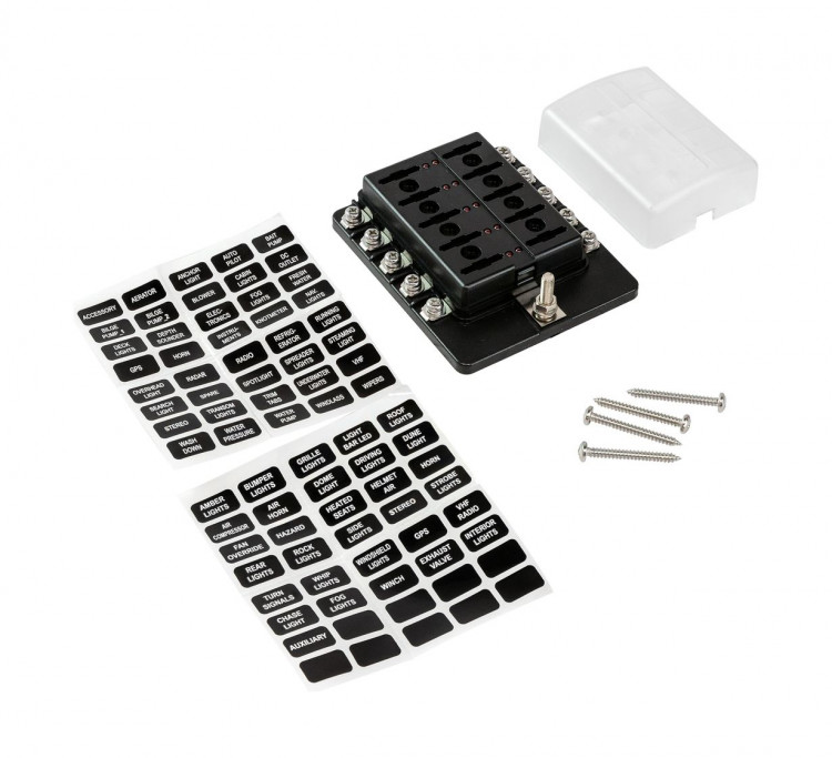 Блок на 10 предохранителей, арт. 4620136035187,          Marine Rocket 