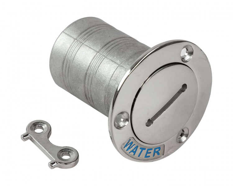 Горловина заливная для воды 50 мм, ключ Marine Rocket, арт. S.M1428-50WT,          MARINE ROCKET 