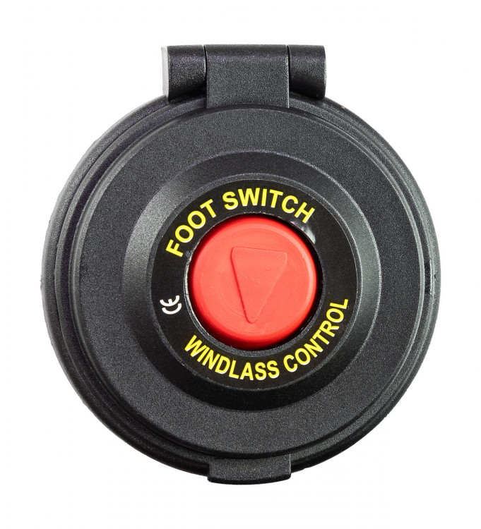 Кнопка управления якорной лебедкой, палубная, DOWN, черная, арт. 4500000002,          Matromarine 