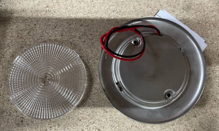 Светильник каютный светодиодный, нержавеющий корпус, арт. 00601-WH,          AAA 