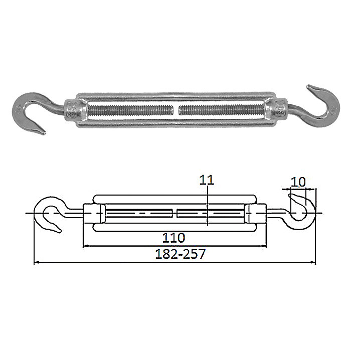 Талреп гак-гак М 8, арт. 3103-0108,          CIM 