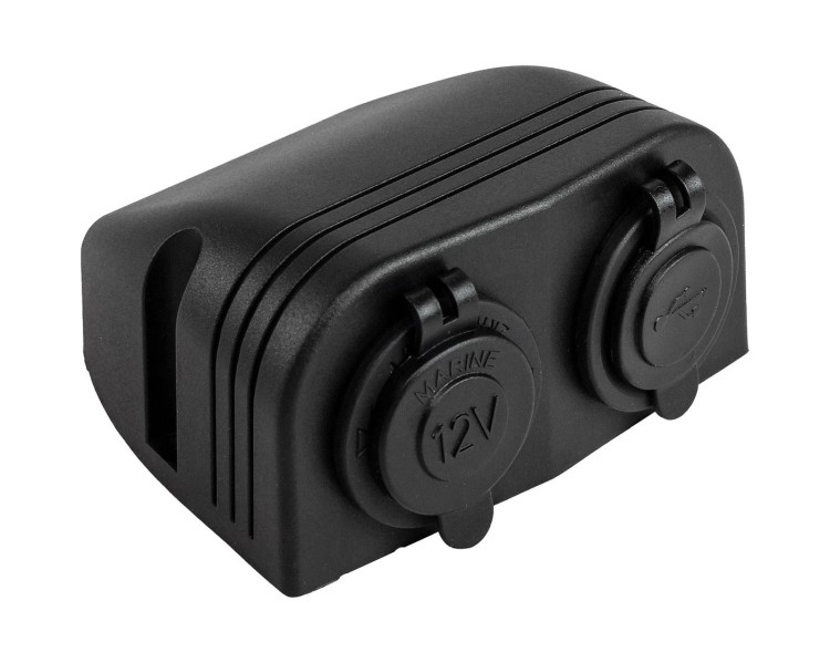 Панель с USB-разъемом 5в 2.1А и прикуривателем, арт. AD6-1011/2013,          AAA  Панель с USB-разъемом 5в 2.1А и прикуривателем, арт. AD6-1011/2013,          AAA