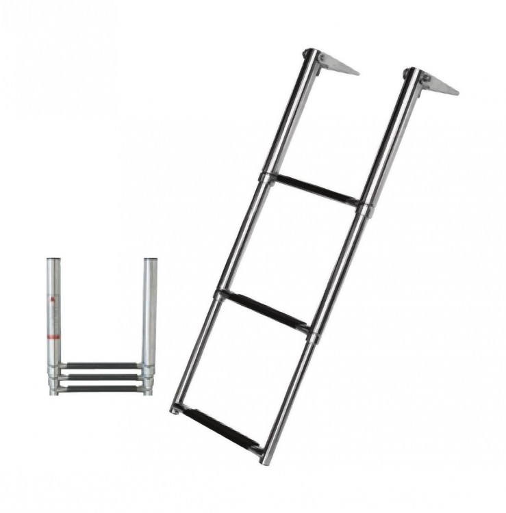 Лесенка телескопическая, 3 ступени, арт. MR500033,          MARINE ROCKET  Лесенка телескопическая, 3 ступени, арт. MR500033,          MARINE ROCKET