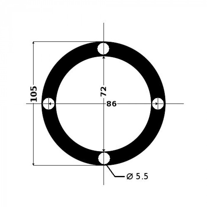Кожух для пучка тросов черный, арт. 010191BT,          Техномарин 