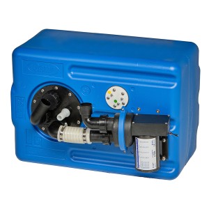 Фекальный бак с помпой, 53 л, 12 В