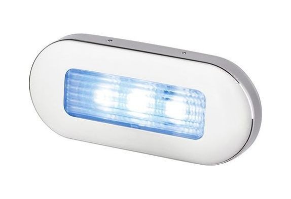 Светильник каютный светодиодный теплый голубой свет, 6 диодов 12 В, SeaFlo, арт. SFCL1BS02,          SeaFlo 
