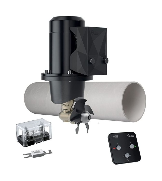 Подруливающее устройство Quick, D110mm, 25KGF, 12 В, (TCD2042 - TNL 1000mm), арт. FGBT11025120K13-S,          Quick 