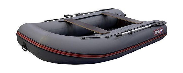 Надувная лодка ПВХ, Хантер 330 А НДНД, серый, арт. 330201,          Hunterboat 