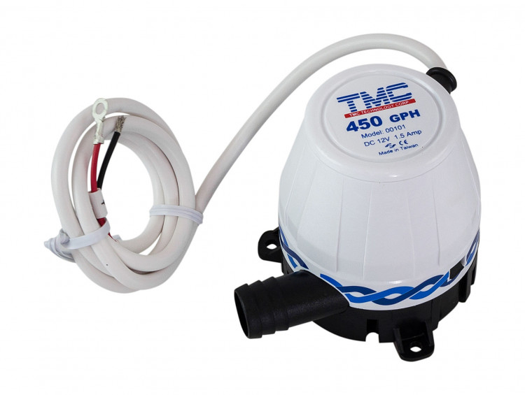 Помпа осушительная, 12 В, 450GPH (1703.25 л/ч), арт. 1003412,          TMC  Помпа осушительная, 12 В, 450GPH (1703.25 л/ч), арт. 1003412,          TMC
