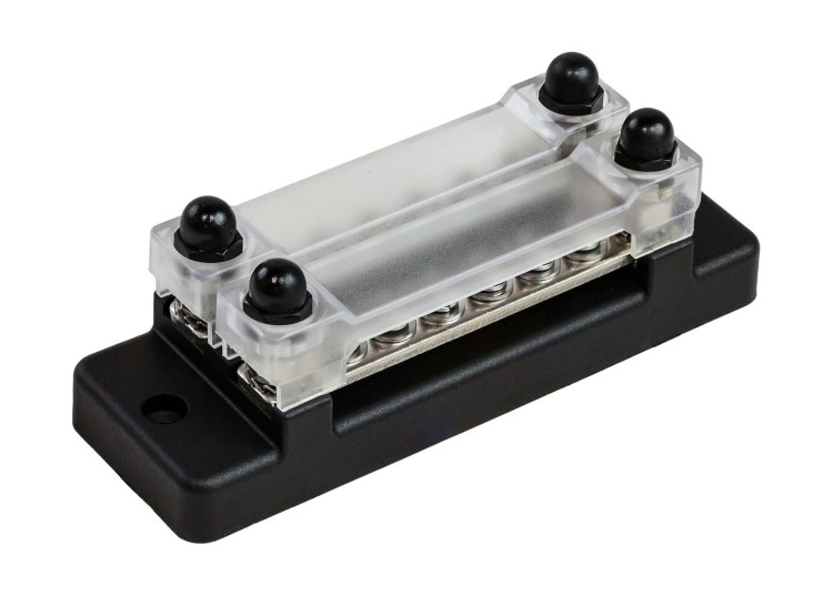 Колодка распределительная электромонтажная с защитной крышкой, 2 планки по 6 контактов, арт. MR336DC,          MARINE ROCKET  Колодка распределительная электромонтажная с защитной крышкой, 2 планки по 6 контактов, арт. MR336DC,          MARINE ROCKET