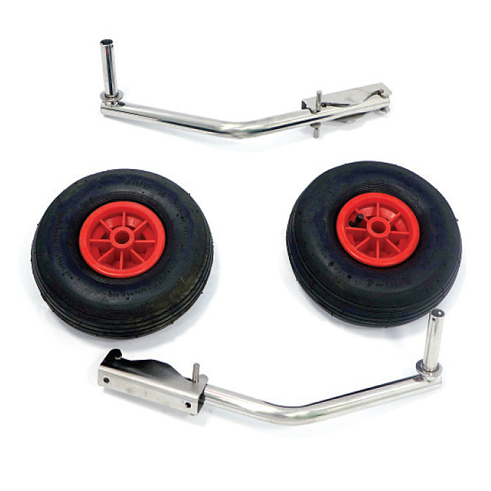 Комплект колес транцевых быстросъёмных для НЛ типа "Ротан" (260 мм), арт. 060213T,          Техномарин 