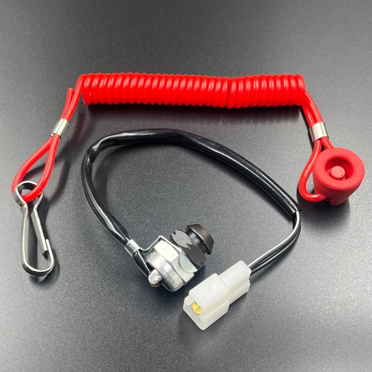 Кнопка аварийного выключения двигателя с чекой Polaris (4110156) (KINETIX), арт. 01-112-TW,          KINETIX 