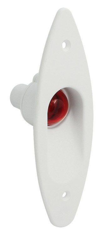 Бортовой огонь врезной, красный, арт. 10244743,          Osculati 