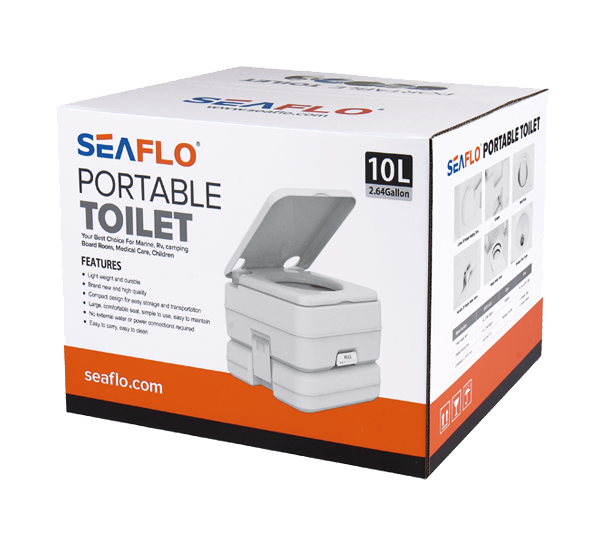 Портативный унитаз 10л, SeaFlo, арт. SFPT1001,          SeaFlo 