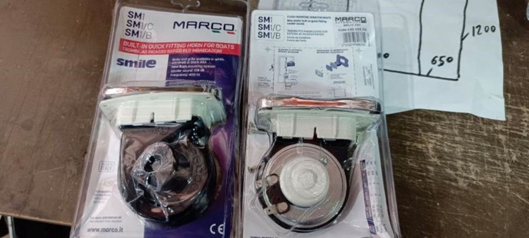 Сигнал звуковой электрический Marco Smile SM1/C, 1, уцененный, арт. 13210222_utsenka,          Marco 