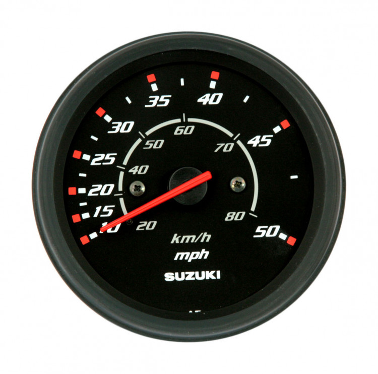 Спидометр Suzuki 4", 80 км/ч, 50 миль, черный 